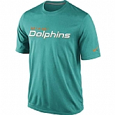 Miami Dolphins Nike Legend Wordmark Essential 2 Performance WEM T-Shirt - Aqua,baseball caps,new era cap wholesale,wholesale hats